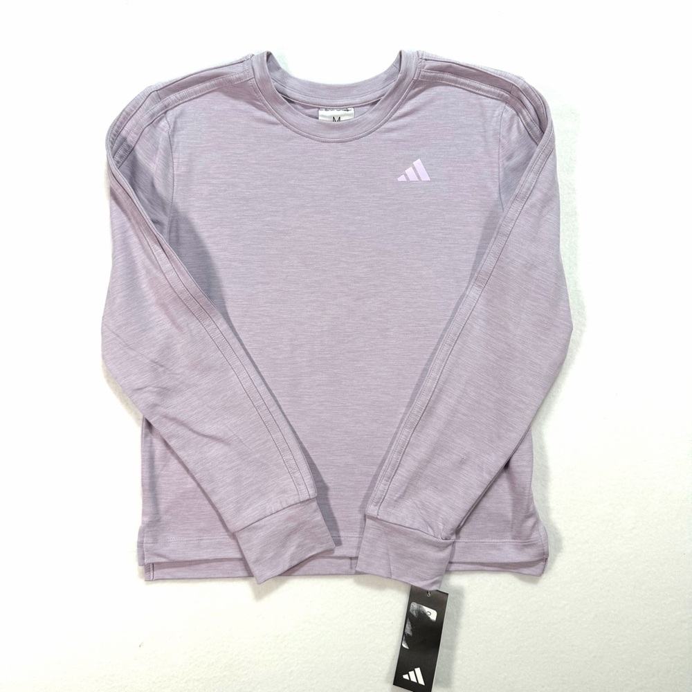 NWT New Under Armour Girls Long Sleeve Melange Training Tee Shirt Top L (14)